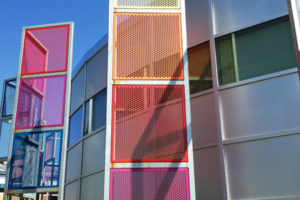 Perforated Steel Panels to Simulate Building Blocks