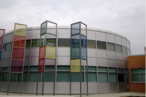 Perforated Steel Panel Arrangement