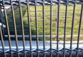 expanded metal railing